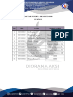 Daftar Kelas LKMM TD 2020