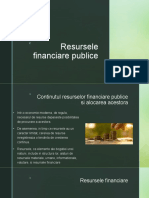Proiect Resurse Financiare Publice