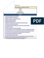 SELFIE - Exemplo de Resultados Consolidados de Um AE