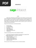 Sage Intacct, AccountEdge Pro