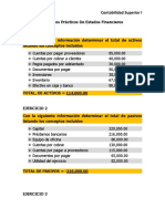 Ejercicios Prácticos de Estados Financieros.