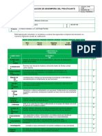 Formato Evaluación de Desempeño Del Practicante