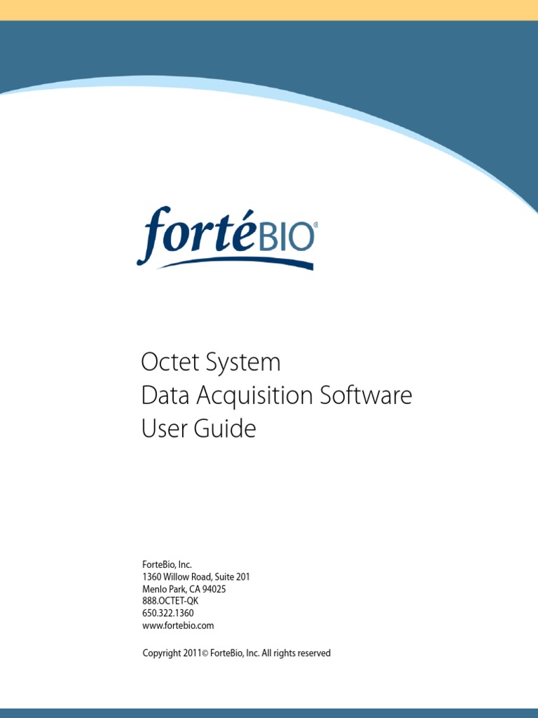 Data Acquisition Octet | PDF | Biosensor | Assay