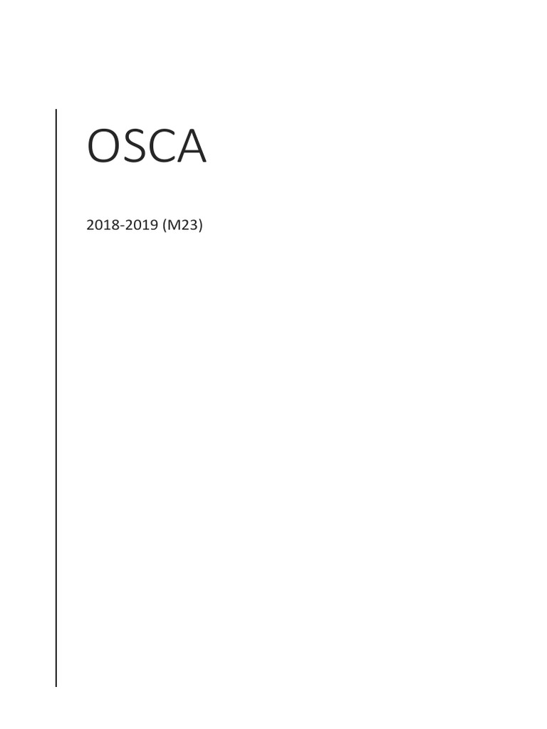 OSCA | PDF | Pulse | Heart