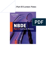 NBDE Part II Lecture Notes Study Guide