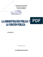 TRABAJO DE ADMINISTRATIVO - La Administracion Publica y LA FUNCI N P BLICA - 1