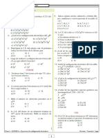 QUÍMICA - Clase 3 - Ejercicios Configuración Electrónica