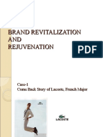 Brand Revitalization AND Rejuvenation