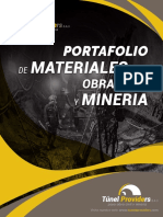 Túnel ProvideRS - Portafolio de Materiales Obra Civil y Minería