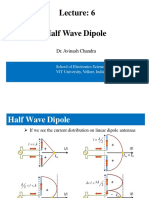 Half Wave Dipole: Dr. Avinash Chandra