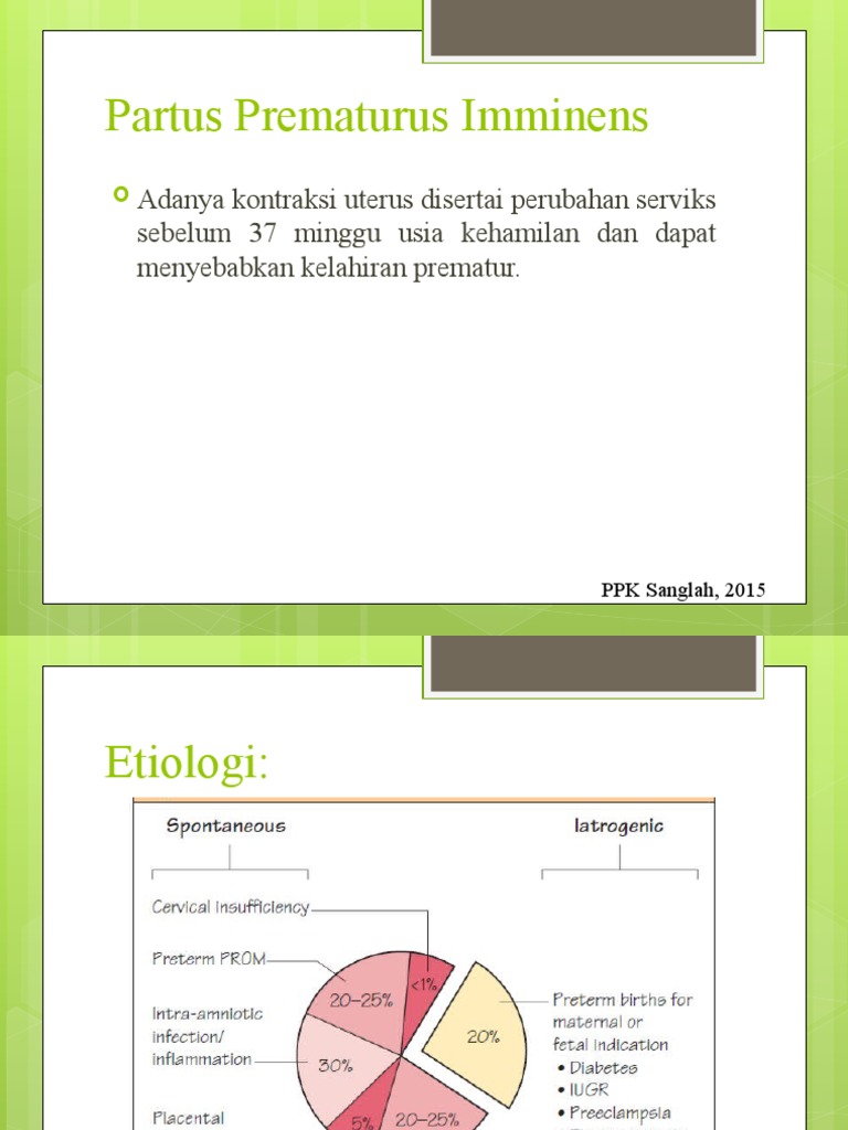 Partus Prematurus Imminens | PDF