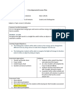 5 Developmental Lesson Plan: Standard - 3.2.3.B5