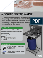 Otomatis Wastafel Sensor 62x44x130L Harga3.6Jt
