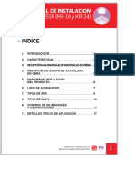 Manual de Instalacion KRS-SSR (Kr-18 y Kr-24) 3. Recepción y Almacenaje de Materiales en Obra 4 4. Recepción de Equipo de Acanalado - PDF Descargar Libre