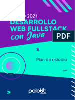 PLAN de ESTUDIO Desarrollo Web Fullstack Con Java