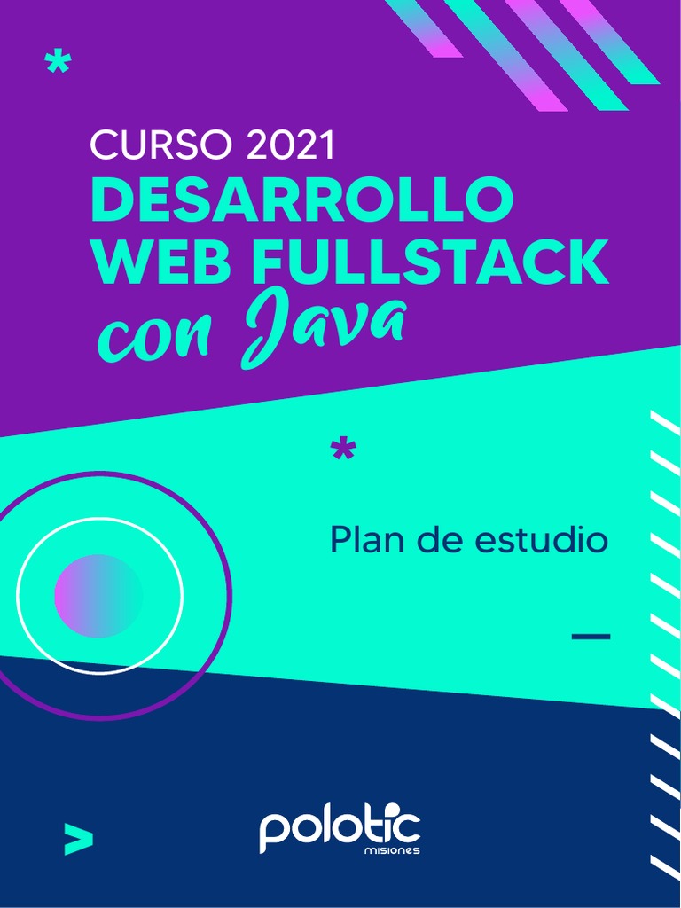 PLAN de ESTUDIO Desarrollo Web Fullstack Con Java | PDF | Java ...