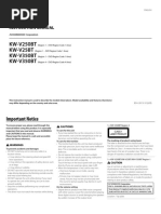 KW-V250BT KW-V25BT KW-V350BT KW-V350BT: Instruction Manual