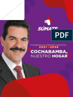 Programa de Gobierno CERCADO COCHABAMBA SUMATE