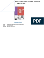 Didactica de Matematica Educacion Primar - Editorial Sintesis, S.A.