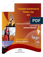 Dossier Informativo Del II Congreso Suramericano de Petróleo y Gas 2013