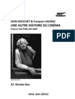 DOUCHET, Jean & François CAUNAC • Une autre histoire du cinéma (France Culture, 2007) • 22. Nicholas Ray (+mp3)