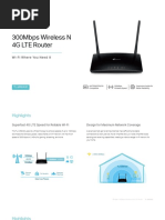 300Mbps Wireless N 4G LTE Router: Wi-Fi Where You Need It