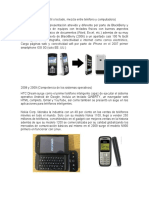 Evolución smartphones 2006-2020