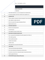 Interview Agenda Template: 20 Candidate Information Collection