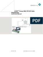 Disocont Tersus MULTIFLEX Helix Weighfeeder: Instruction Manual