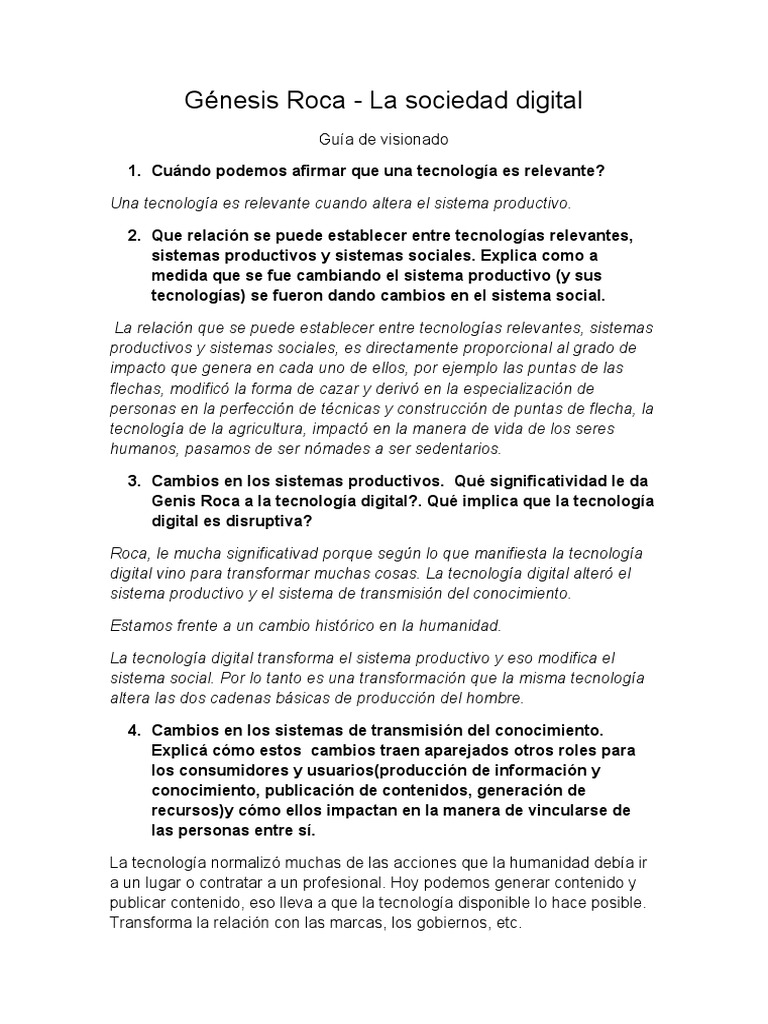 Guia de Genis Roca | PDF | Conocimiento | Economias