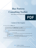 Blue Pattern Consulting Toolkit by Slidesgo
