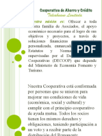 Presentacion La Cooperativa de Ahorro y Crédito Talcahuano Limitada CORREGIDA