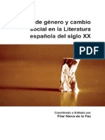 Roles de Genero y Cambio Social en La Literatura Espanola Del Siglo XX. (Foro Hispanico) by Pilar Nieva-De La Paz