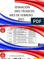 Premiación Técnicos Claro