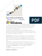 Tipos de Microsoft Windows
