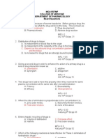 A. Pharmacodynamic: Mcu-Fdtmf Colloge of Medicine Department of Pharmacology Board Questions