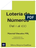 Lotería de Números 1 Al 100