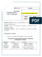 1ra Semana 2Trim, Guia Noveno Excel1