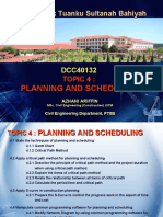 DCC40132 Topic 4 Planning Scheduling
