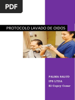 Lavado ótico Y Ocular Procedimientos Y Cuidados Pdf Oído Sistema