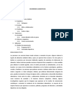 Redaccion de Textos - Esquema de Desordenes Alimenticios