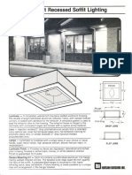 LSI Pinehurst Recessed Soffit Series Spec Sheet 11-84