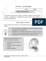 Lenguaje - 3° - Guía 1