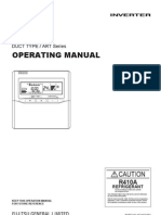 Air Conditioner Operating Manual
