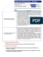 Evaluación Diagnóstica de Comunicación