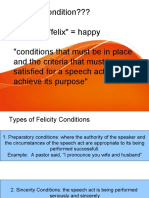 Felicity Condition PPT Ari