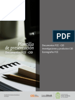 Pautas Editoriales Documentos FCE-CID