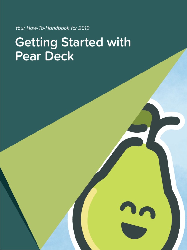 Pear Deck How To Handbook PDF Multiple Choice Learning