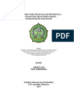 Manajemen Strategi Dalam Mengelola Dakwah Pada Pesantren Darul Istiqomah Di Makassar