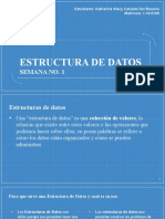 Semana No. 1 Estructura de Datos